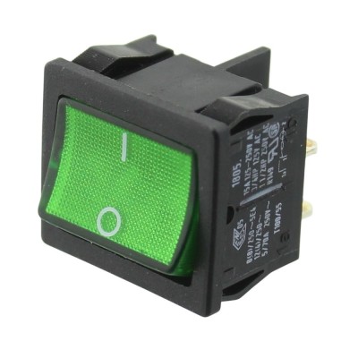 Intrerupator OFF-ON, 2 pozitii, DPST, 12A, 250V, Marquardt, 1805.7118, T234256 foto