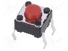 Microintrerupator 6x6x3.5mm, (ON)-OFF, SPST, ALPS - SKHHARA010 foto