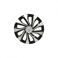 Set capace roti negru + argintiu 502 15&Prime;
