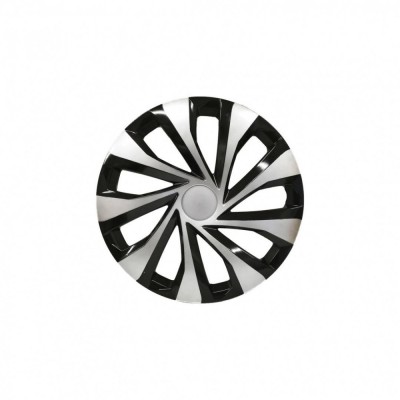 Set capace roti negru + argintiu 502 15&amp;Prime; foto