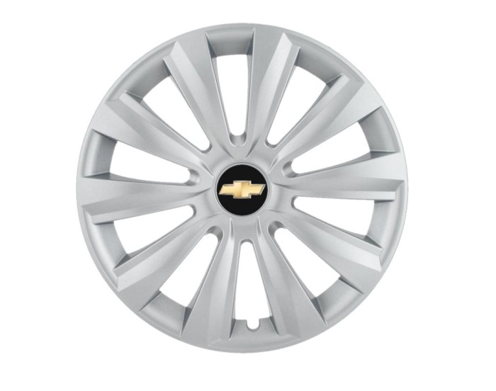 Set 4 capace roti Delta cromat R14 pentru gama auto Chevrolet