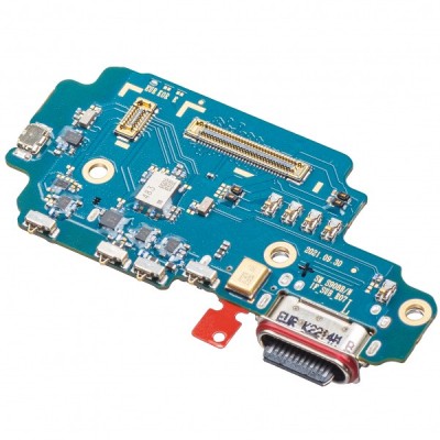 Placa cu Conector Incarcare - Microfon - Modul Cititor SIM Samsung Galaxy S22 Ultra 5G S908, Service Pack GH96-14802A foto
