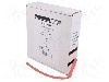 Tub termocontractant, 6.4mm, 5m, ro&amp;#351;ie, TASKER - BOX 6432 R