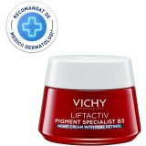 Crema de noapte anti-rid cu retinol pur si niacinamida Vichy Liftactiv B3 anti-pete pigmentare brune , 50 ml