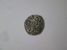Turcia/Imperiul Otoman 1 Para 1773(1187) Abdul Hamid I mini monedă din argint,diametrul=15 mm,greutate=0,40 grame