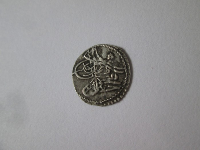 Turcia/Imperiul Otoman 1 Para 1773(1187) Abdul Hamid I mini monedă din argint,diametrul=15 mm,greutate=0,40 grame