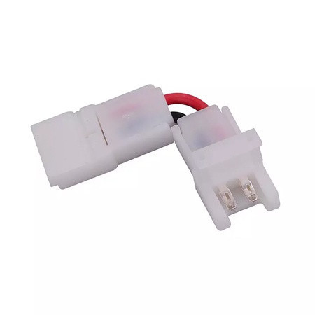 Cablu adaptor conector banda LED 8mm forma L V-TAC