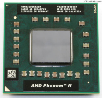 procesor laptop AMD Phenom II Triple-Core Mobile N830 HMN830DCR32GM SOCKET S1G4 foto