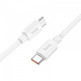 Cablu Date si Incarcare USB-C - USB-C HOCO X96, 100W, 1m, Alb