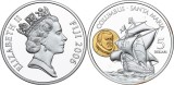 C10 Fiji 5 dollar 2006 / Argint .950 /10 g/ 3000 pcs / Santa Maria /PROOF