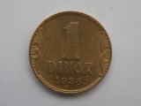 1 DINAR 1938 IUGOSLAVIA