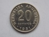 20 CENTAVOS 1951 ARGENTINA-nonmagnetic