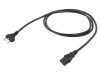Cablu de alimentare IEC C13 1,8m negru