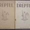 Dreptul tabla de materii 1990, Nr 1-3 stare buna, 146+78 pagini