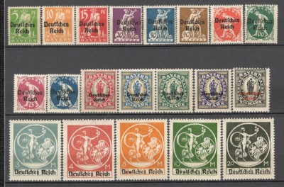 Deutsches Reich.1920 Timbre BAYERN-supr. MD.101 foto