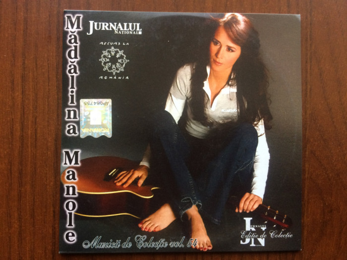Madalina Manole cd disc selectii muzica pop de colectie Jurnalul national 54 VG+