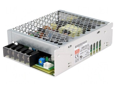 Alimentator Modular &amp;Icirc;ncastrabil 75W 15VDC 5A foto