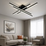 Lustra Led Tavan Moderna Cu Telecomanda, 112W, 850X850 Mm, Lumina Reglabila 3000&ndash;6500K