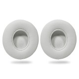 Set 2 bureti pentru casti Beats Solo 3, Solo 2 Wireless, On-Ear - Gri - Spuma cu memorie - Piele ecologica