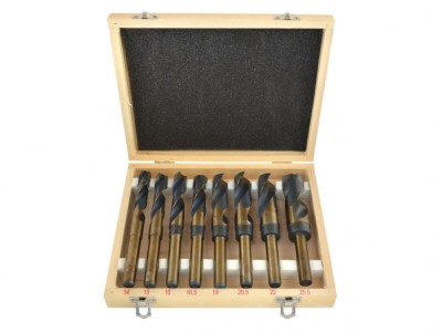 Set burghie NWKA pentru metal si lemn HSS, 8 piese, Geko, G38115 foto