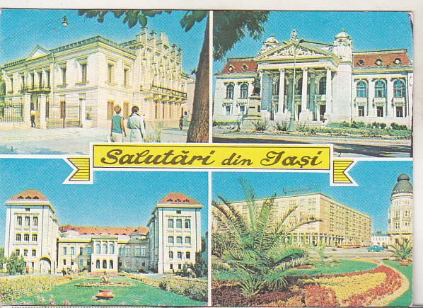 bnk cp Iasi - Vedere - necirculata - marca fixa
