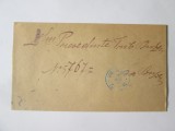 Rară! Scrisoare istorică cu ștampilă Prefectura Buzău 1879