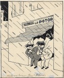 A3370N Caricaturi rom&acirc;nești interbelice, lot de 5 bucăți