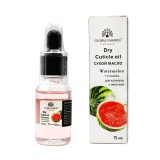 Ulei de cuticule cu pipetă, aromă de pepene verde, Global Fashion, 15 ml