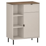 Cumpara ieftin Comoda DTD laminat stejar castello casmir Eyco 70x40x95 cm