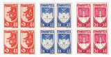 |Romania, LP 148 I/1942, Un an Bucovina, blocuri de 4 timbre, MNH