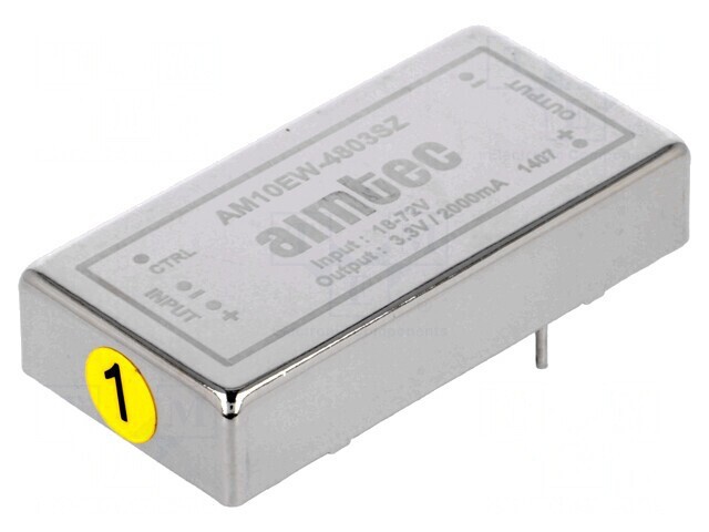Convertor DC/DC 10W 9-36V la 3.3V 2A DIP24 AM10EW-4803SZ