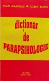 Dictionar De Parapsihologie - Ioan Mamulas, Corin Dianu , A1192
