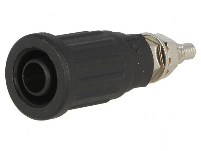 Soclu Banană 4mm Negru 32A 1kV