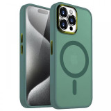 Lemontti Husa Guardian Magsafe iPhone 15 Pro Transparent/ Verde