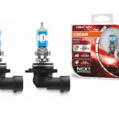 Osram Night Breaker Laser Halogen Set 2 Becuri Auto +110% 9006NL-HCB HB4 12V 51W (2 becuri) 9006NL-HCB