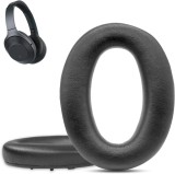 Set 2 bureti pentru casti Sony MDR-1000X / WH-1000XM2 - Spuma cu memorie - Piele ecologica