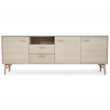 4-Door Sideboard Porto Solid Oak