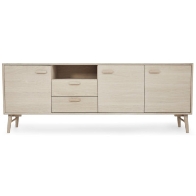 4-Door Sideboard Porto Solid Oak foto