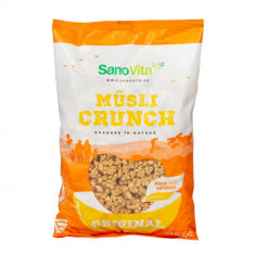 Musli Crunch Sano Vita 500g, Musli, Musli Sano Vita, Musli Sano Vita Crunch, Cereale Musli, Musli Cereale, Cereale Musli Sano Vita, Musli SanoVita, Mu