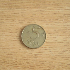 M3 C50 - Moneda foarte veche - Bulgaria - 5 leva - 1992