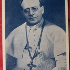 Carte Postala tiparita la Arad - Papa Pius al XI - lea