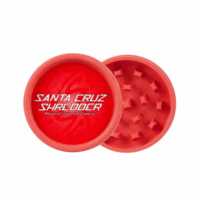 Grinder Santa Cruz din Canepa, Rosu, 2 Parti, O55mm