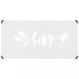 Prelata transparenta cu ochiuri 1x2 m PVC