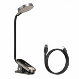 Lampa Led Birou Baseus Comfort Reading Mini Clip, Gri DGRAD-0G