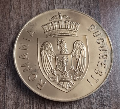 QW8 - medalie - tematica invatamant - Liceul Dante Alighieri - Bucuresti - 1996 foto