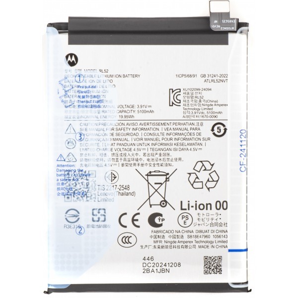 Acumulator Motorola Moto G06 / G15 / E15 / G05, RL52, Service Pack SB18E47960