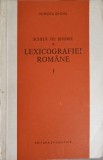 SCHITA DE ISTORIE A LEXICOGRAFIEI ROMANE VOL.1-MIRCEA SECHE