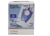 Set 4 saci aspirator Bosch 00468264 pentru modelele VS08, BSG8