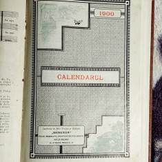 Calendarul Minervei 1900