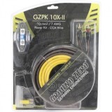 Kit de cabluri de &icirc;naltă calitate de 10 mm&sup2; Ground Zero GZPK 10X-II